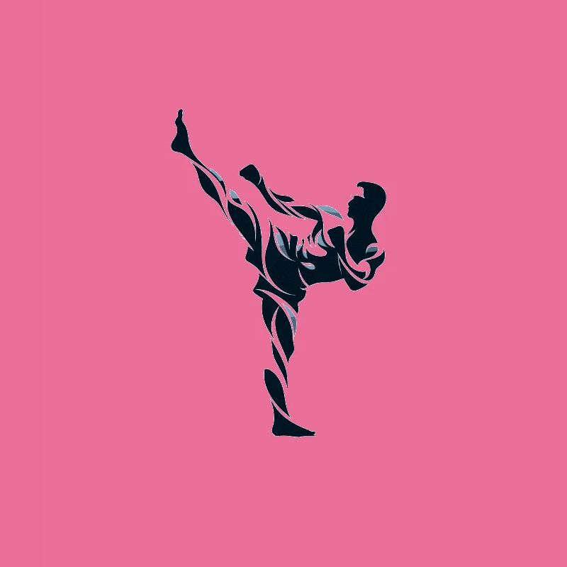 Conception de combattant Muay Thai