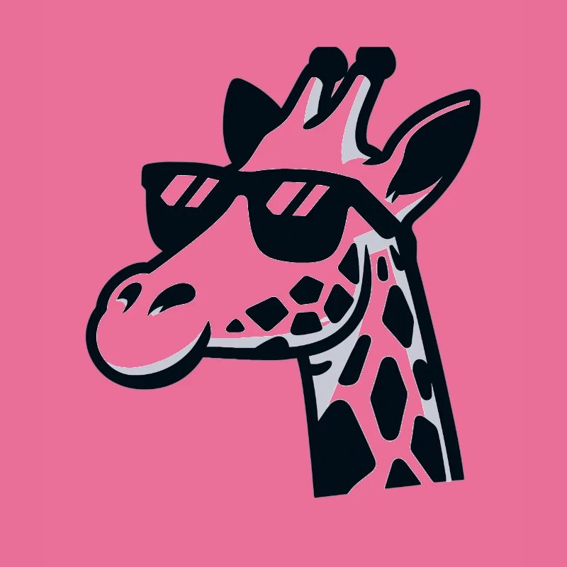 Funny Giraffes Drawn Giraffe Gift