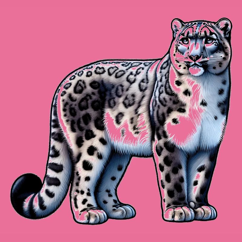 Snow Leopard Leopard White Leopard