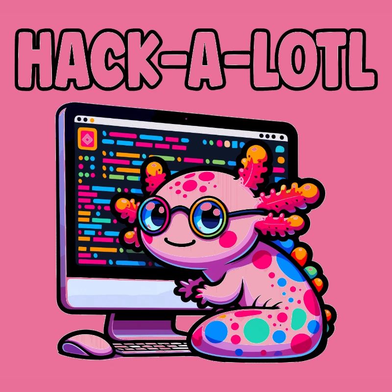 Funny Coding Axolotl Programming Gift