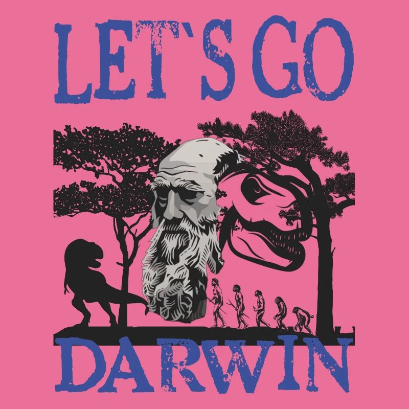 Idée cadeau textile Charles Darwin Evolution