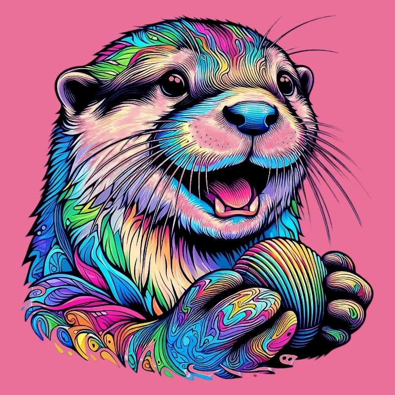 Otter with Shell