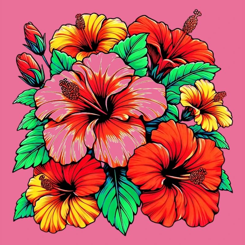 Fleurs d’hibiscus