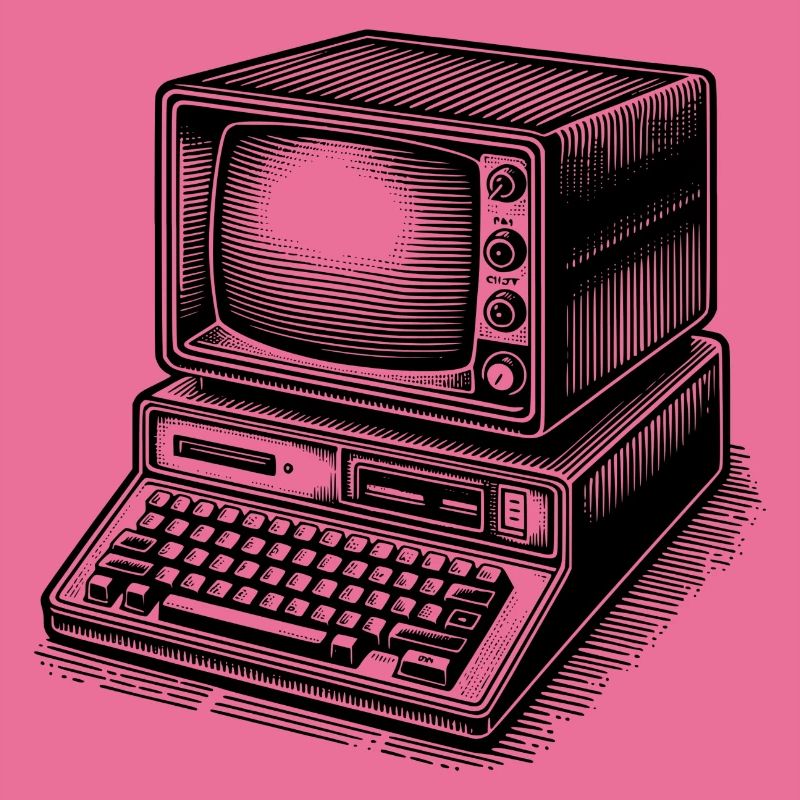 Klassischer Retro-PC