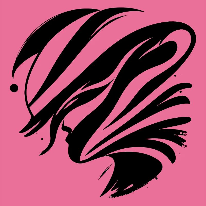 Visage abstrait - Élégant