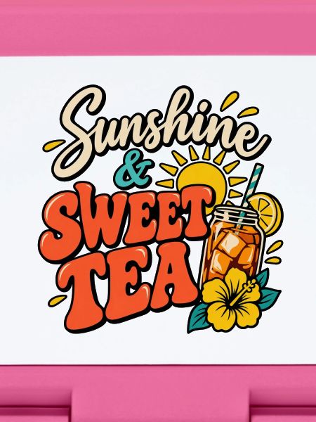 Sonnenschein- und Süßtee-Sommer-Design