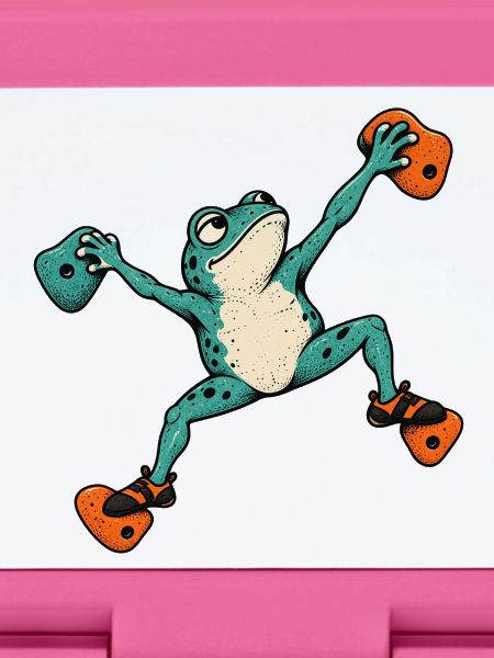 Frosch Skateboard Akrobat – Bouldern
