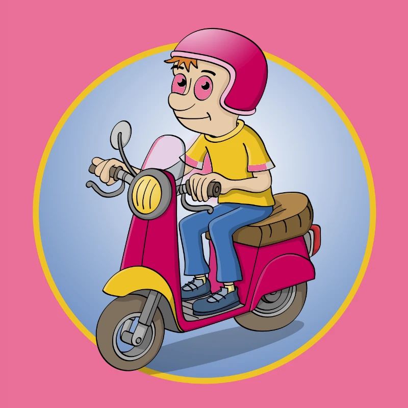 Der Rollerfahrer - Version1