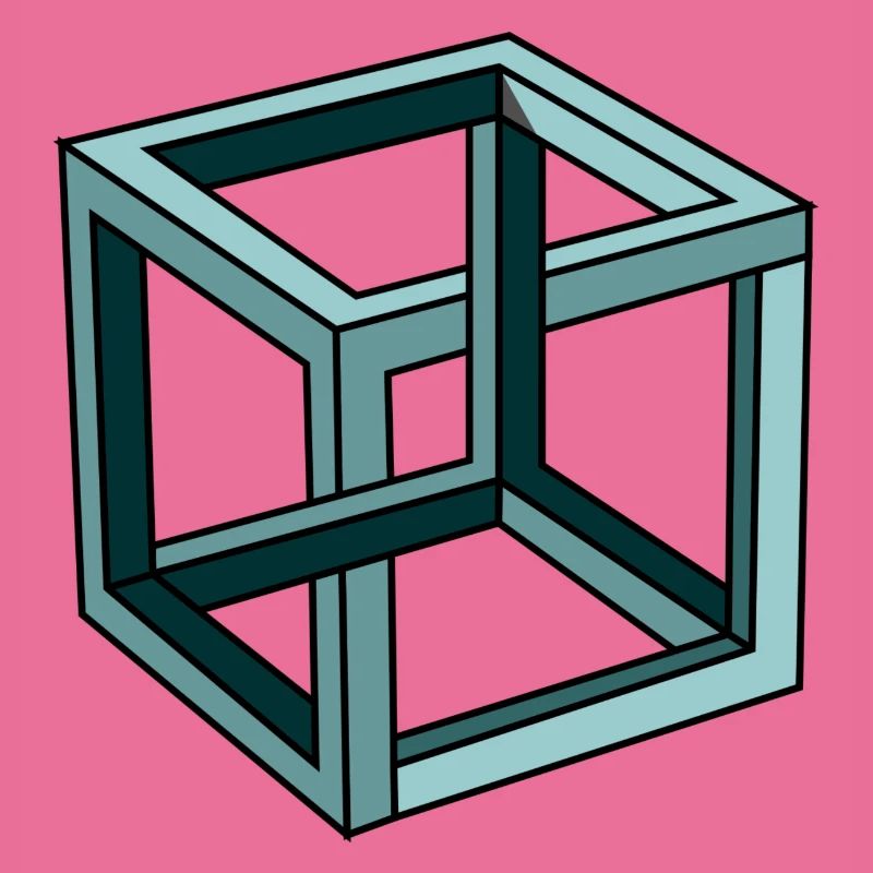 Escher Impossible Cube