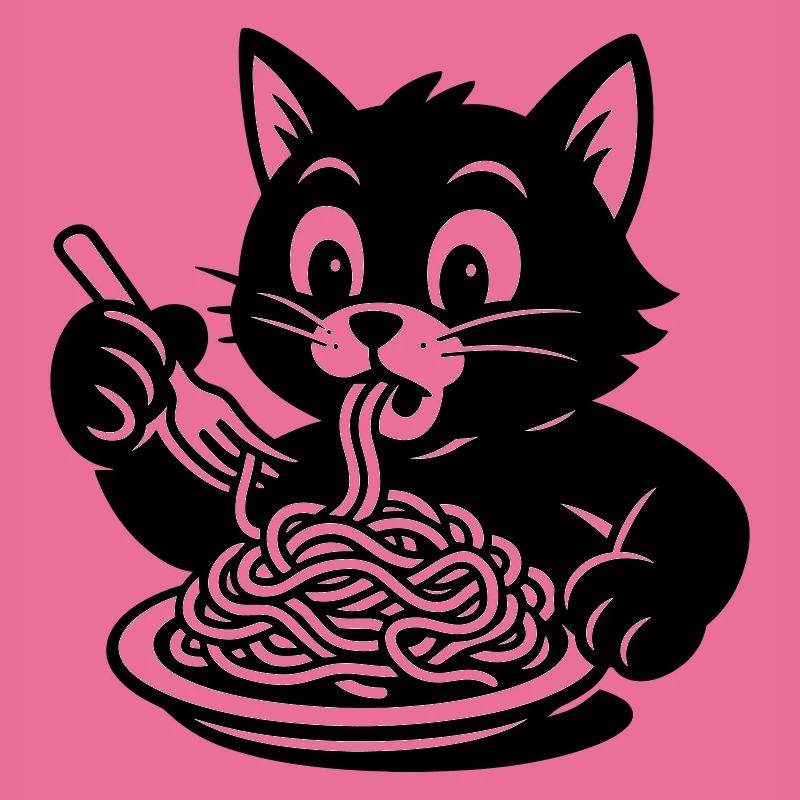 Cat Eats Spaghetti Meme