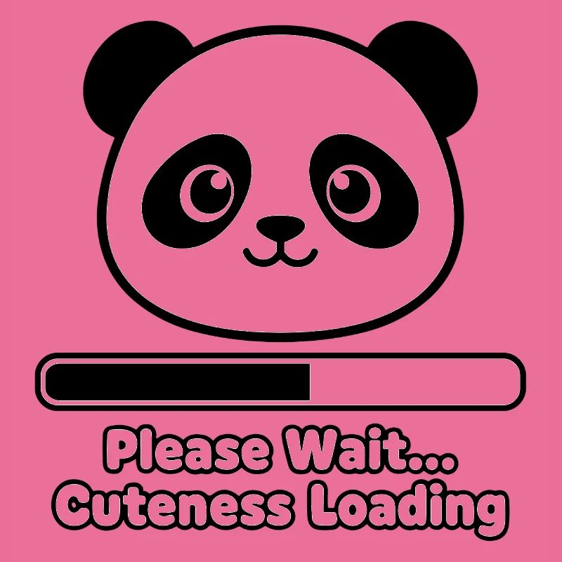 Panda Loading Screen Soft Toy