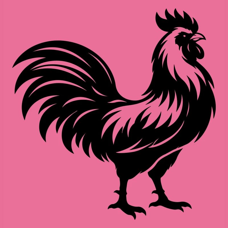 Silhouette du coq