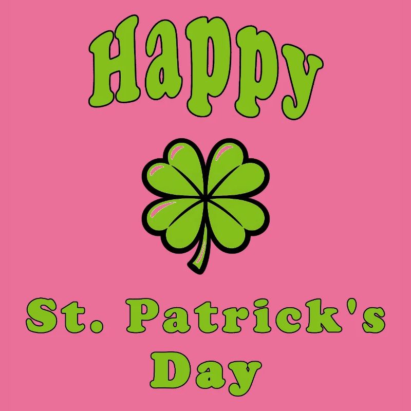 Bonne Saint-Patrick - Trèfle vert