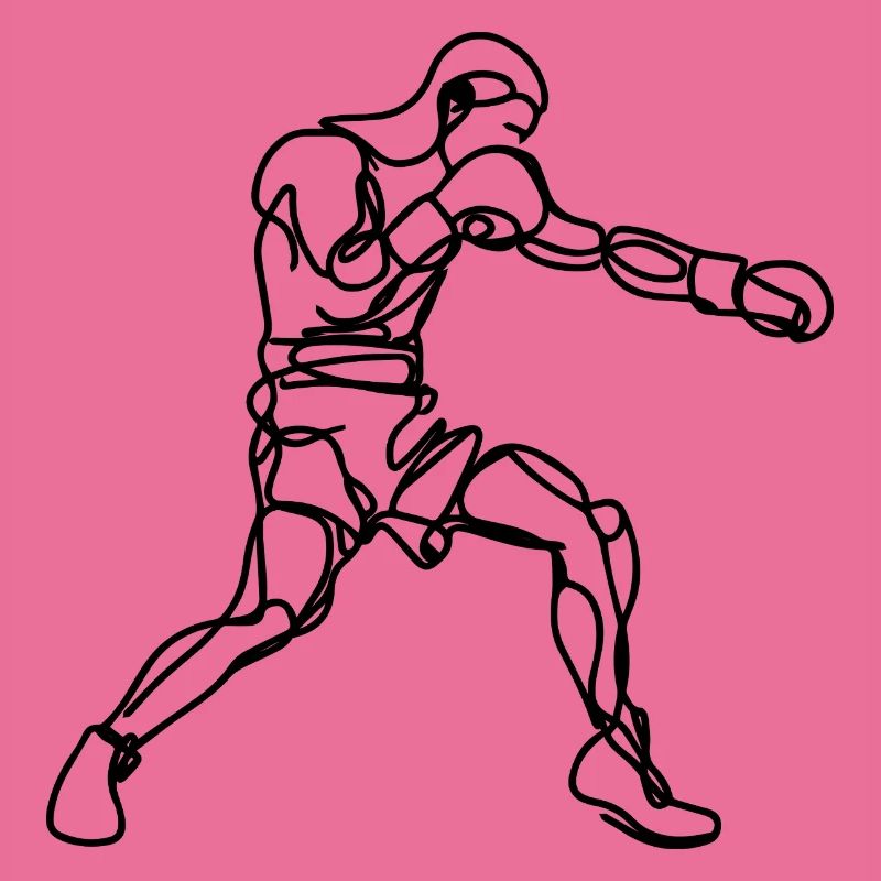 Graphismes de boxe