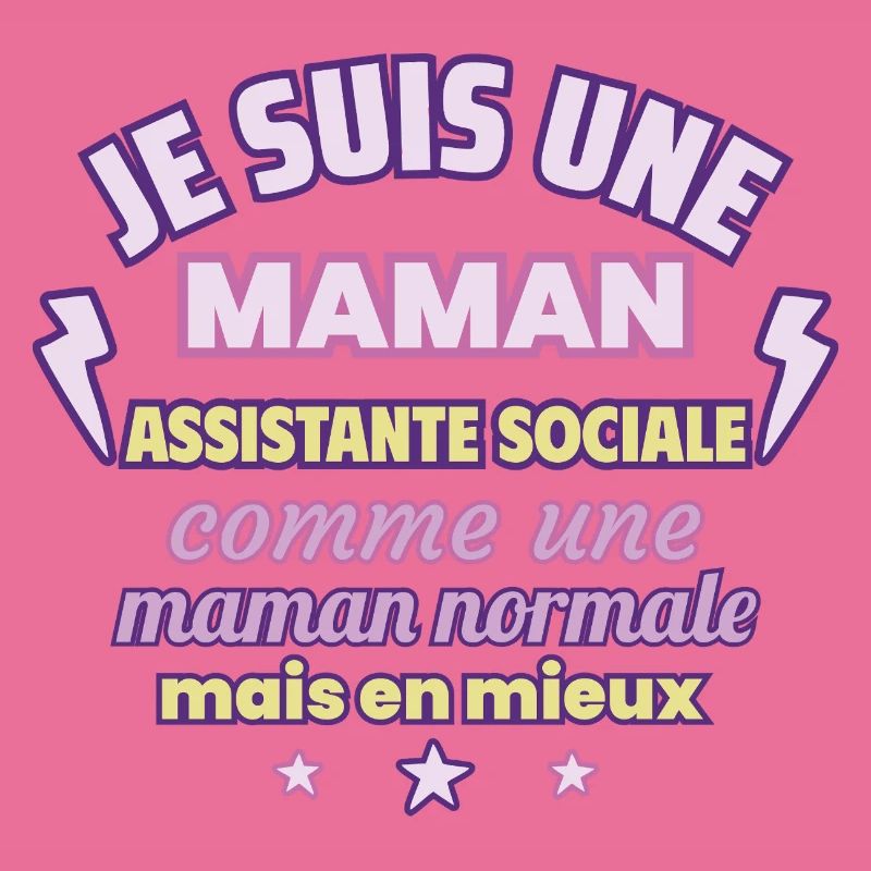 Maman assistante sociale, cadeau fête des mères