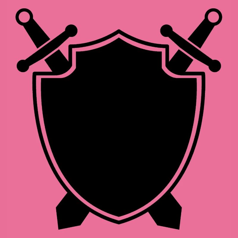 Bouclier médiéval avec épée