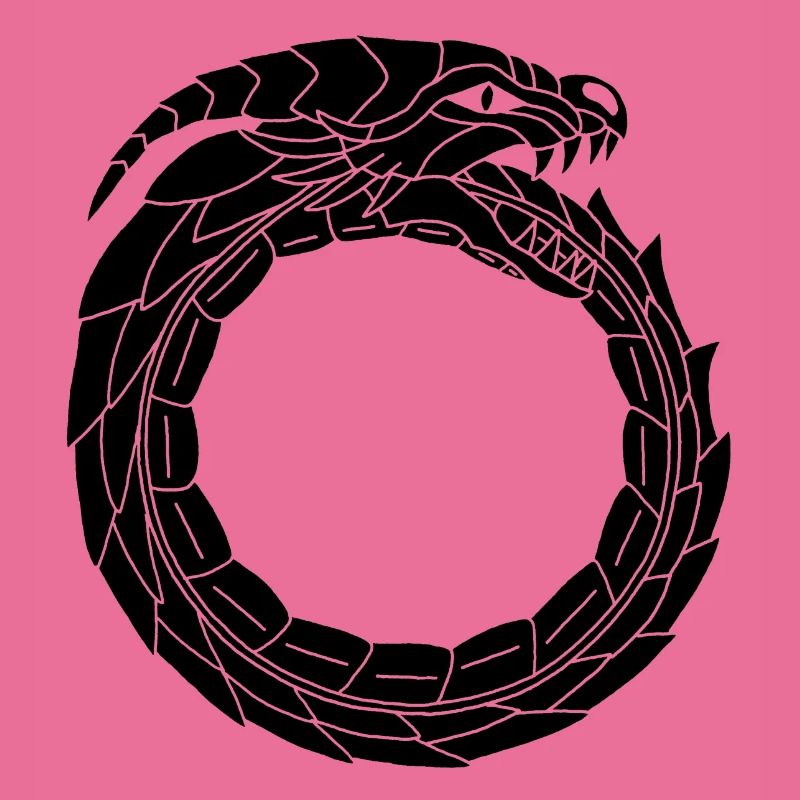 Verschlingender Schwarzer Drache