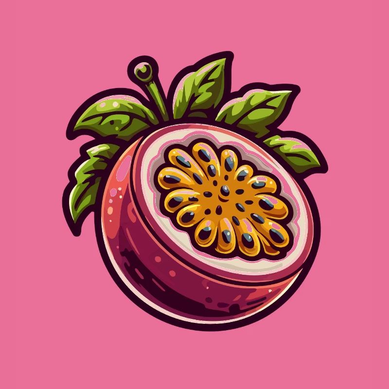 Passionate Exotic Fruit Pattern
