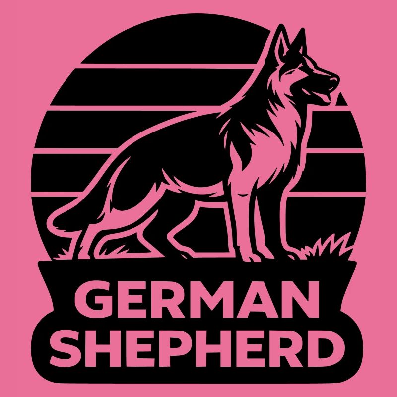 Deutscher Schäferhund Silhouette