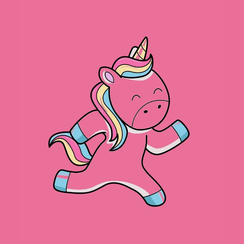 Licorne en cours d'exécution
