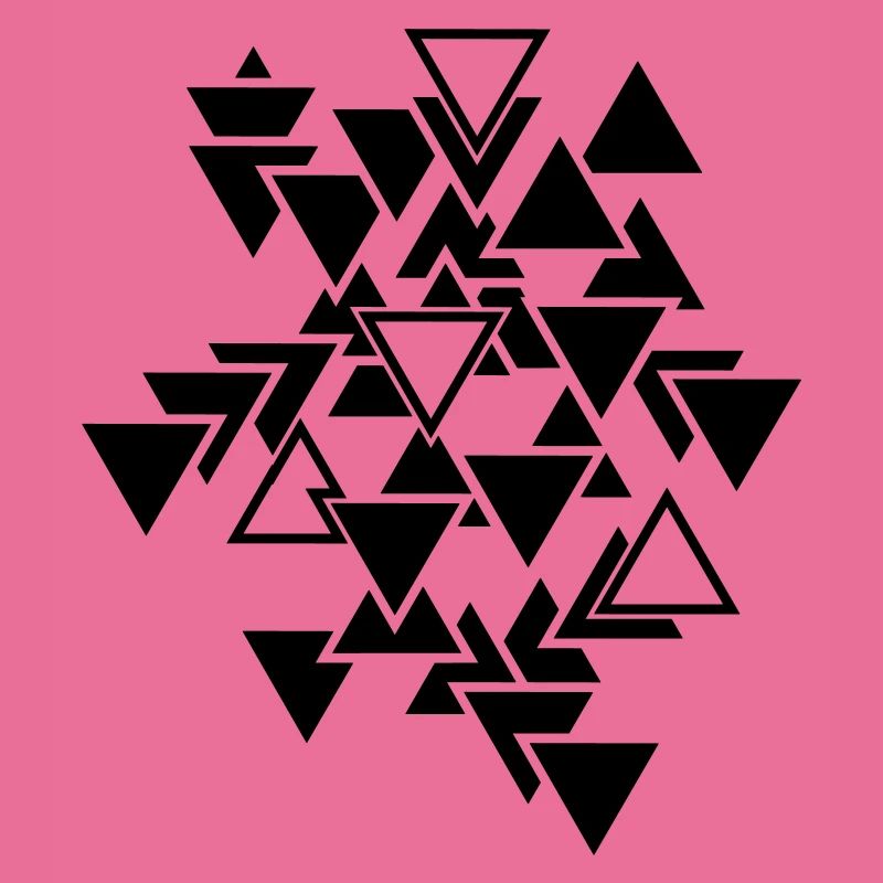 Triangles graphic pattern