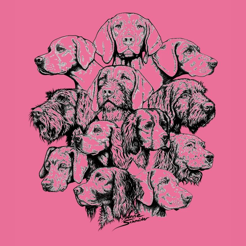 Chiens pointant des objets cachés