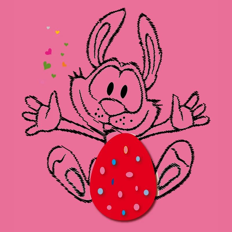 Easter Bunny with Easter Egg