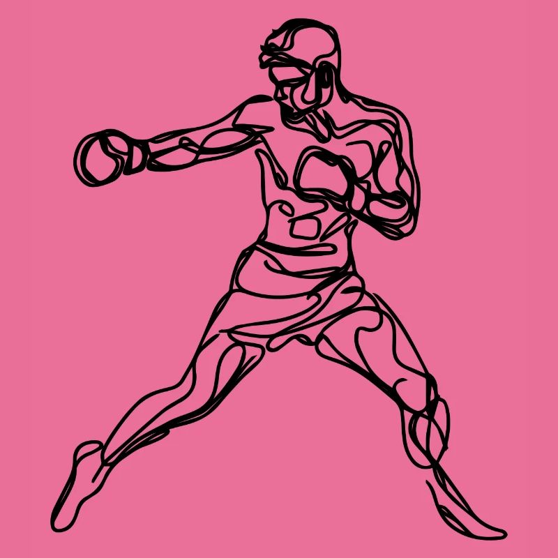 Dessin de boxe