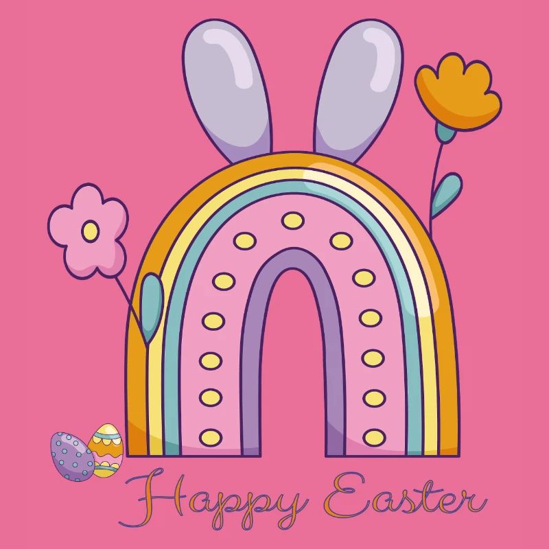 Happy Easter Regenbogen