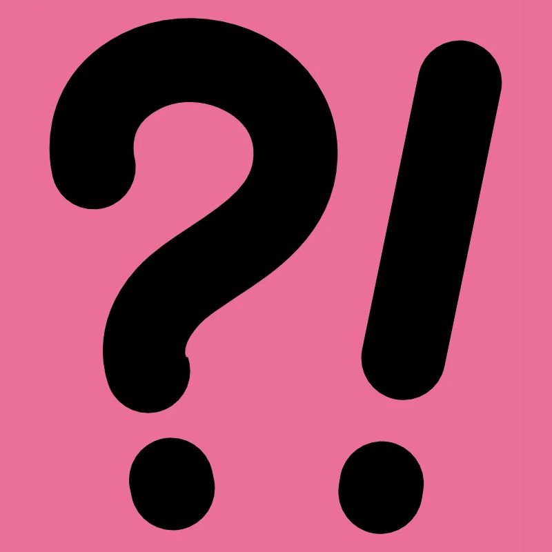 Question marks and exclamation marks