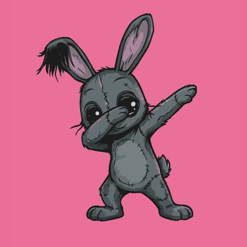 Patchwork Bunny Doodle