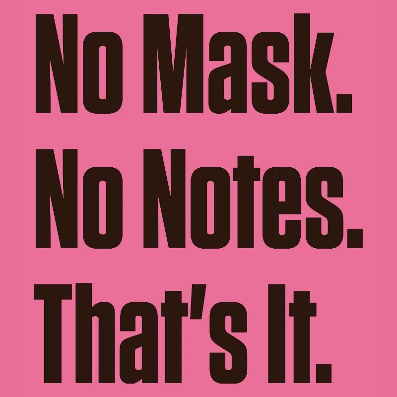 Pas de masque Pas de notes Orgueil neurodivergent