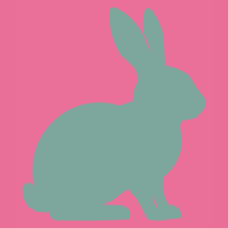 Silhouette de lapin