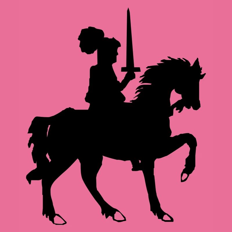 Chevalier avec épée et cheval