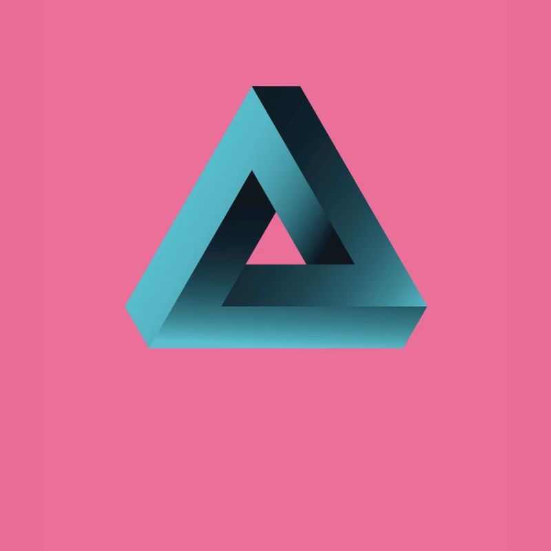 illusion illusion d’optique triangle nerd geek tri