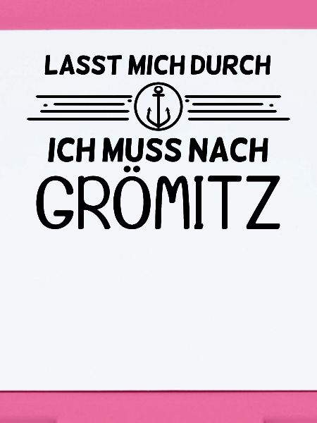 Grömitz Ostsee Spruch Geschenk