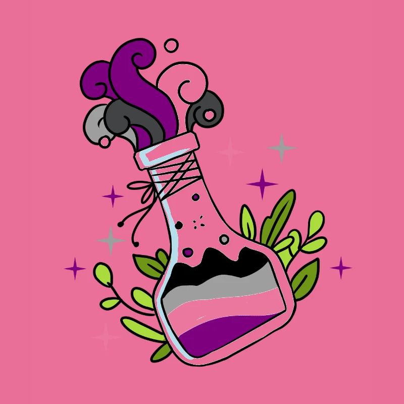Fierté asexuée de potion