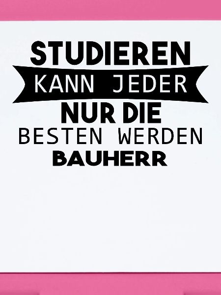 Bauherr Geschenk