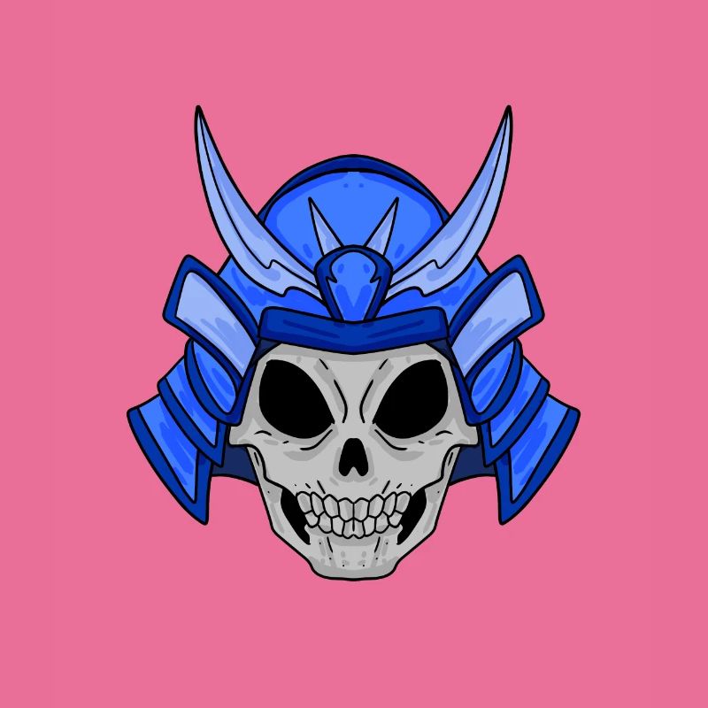 Samurai Schädel