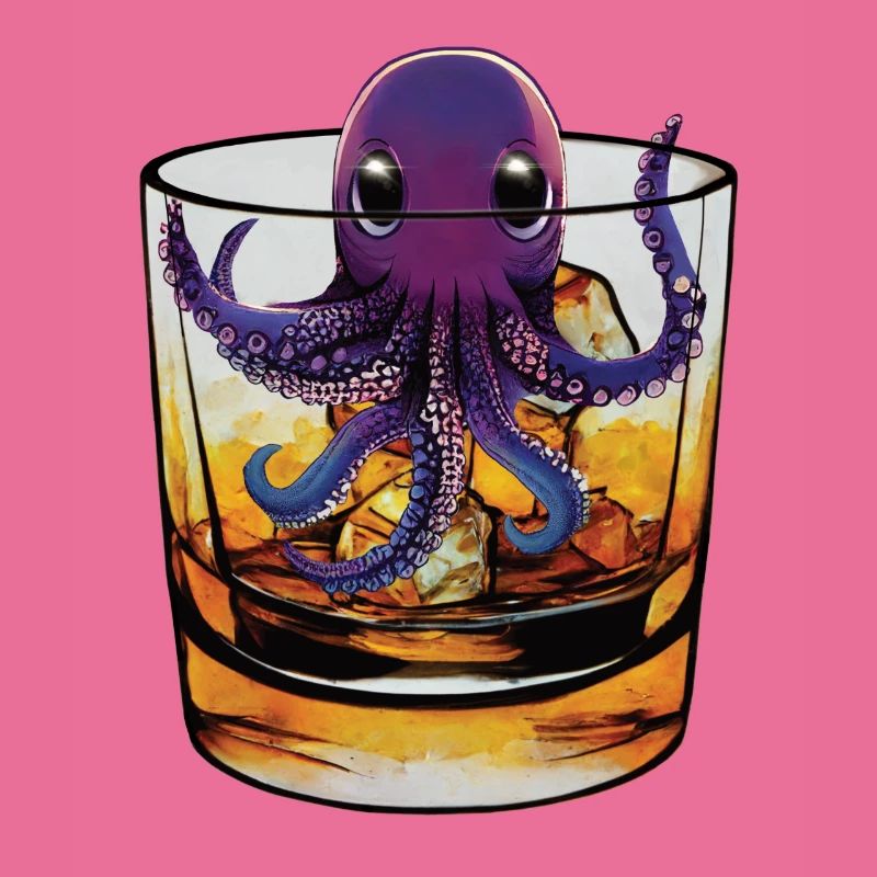 Small squid in whiskey 🥃