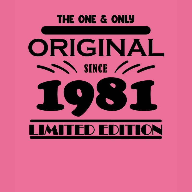 1981 - Année de construction 1981 - Naissance 1981