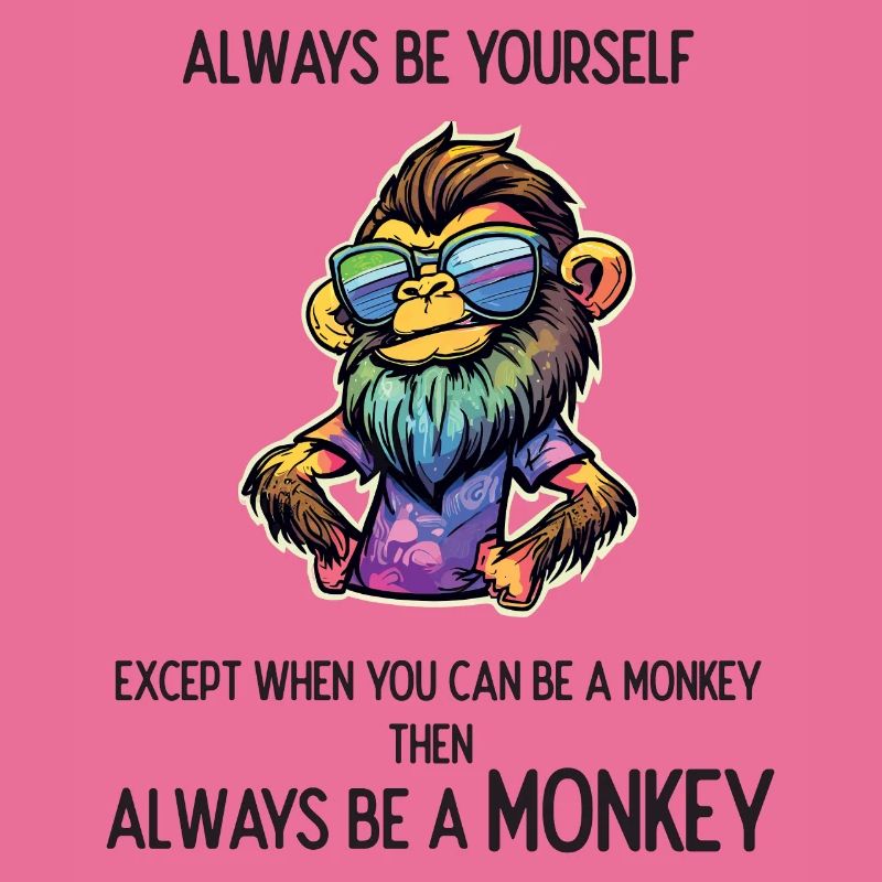 Sei immer ein Affe