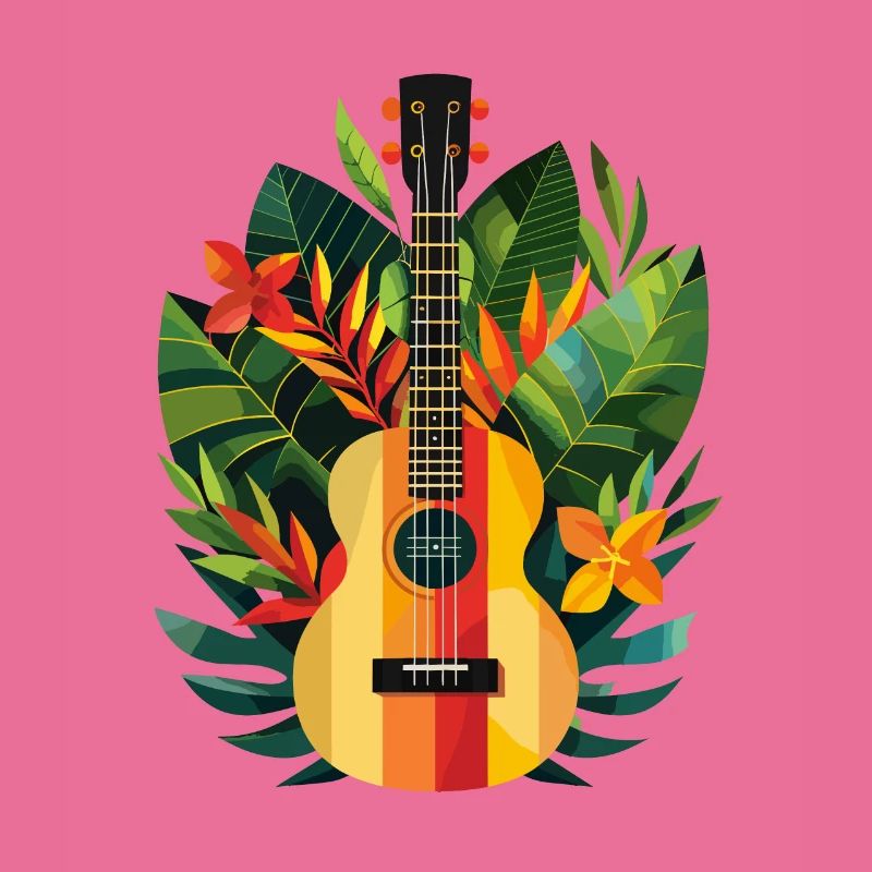 Ukulele Comic Look