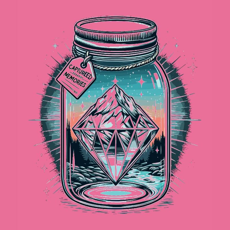 Diamant Eisberg im Einmachglas