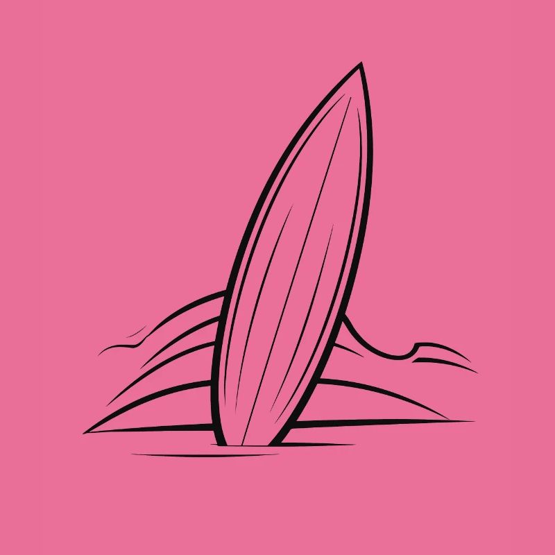 Dessin de planche de surf