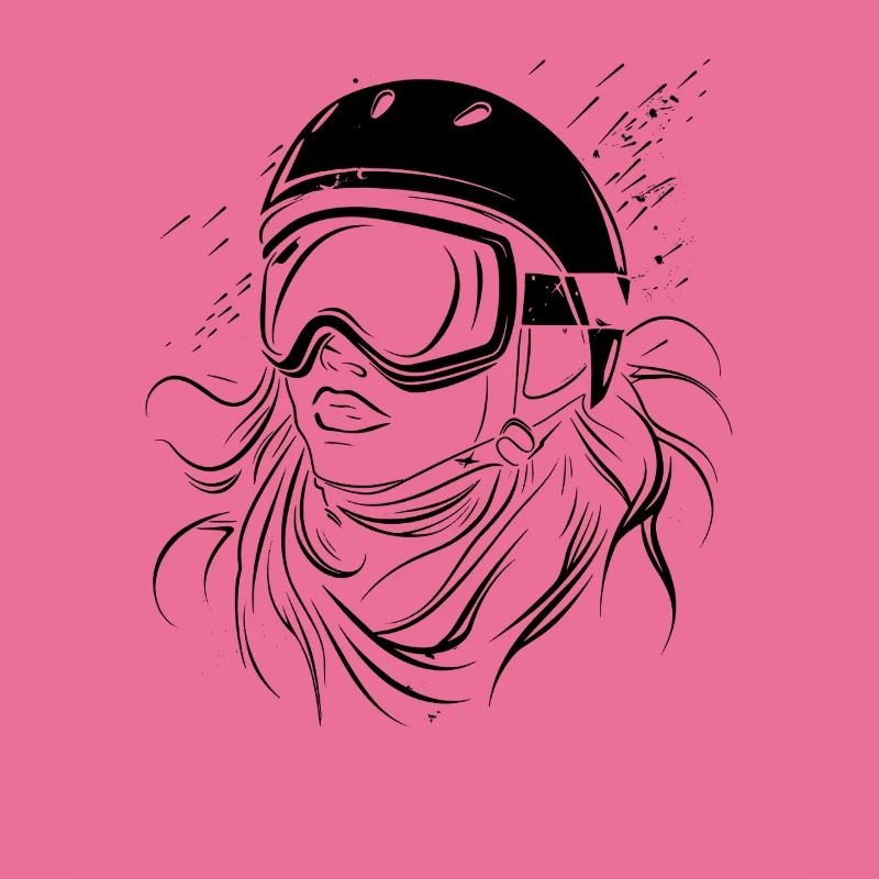 Snowboarderin Mädchen