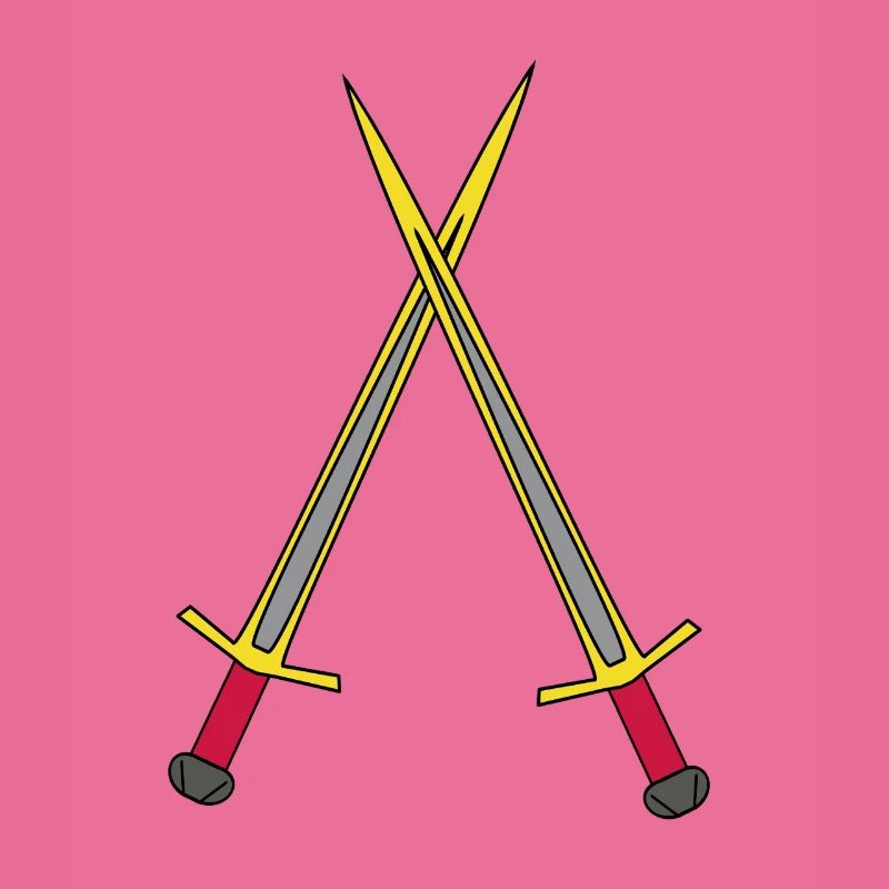 Épée Chevalier Guerrier Médiéval Épées