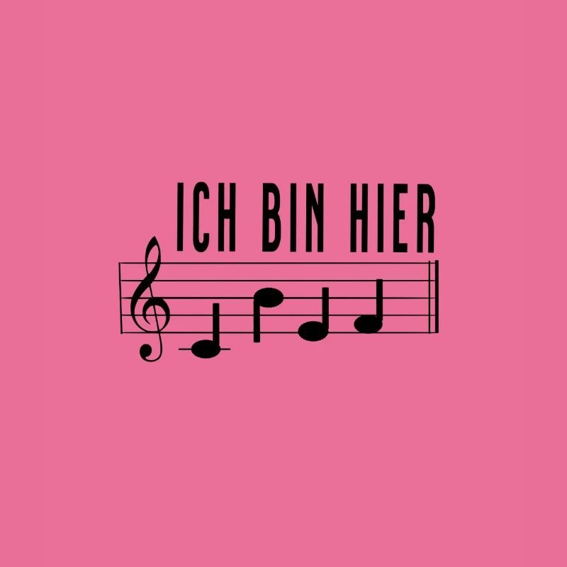 Ich bin hier Chef Notenschrift Chorleiter Dirigent