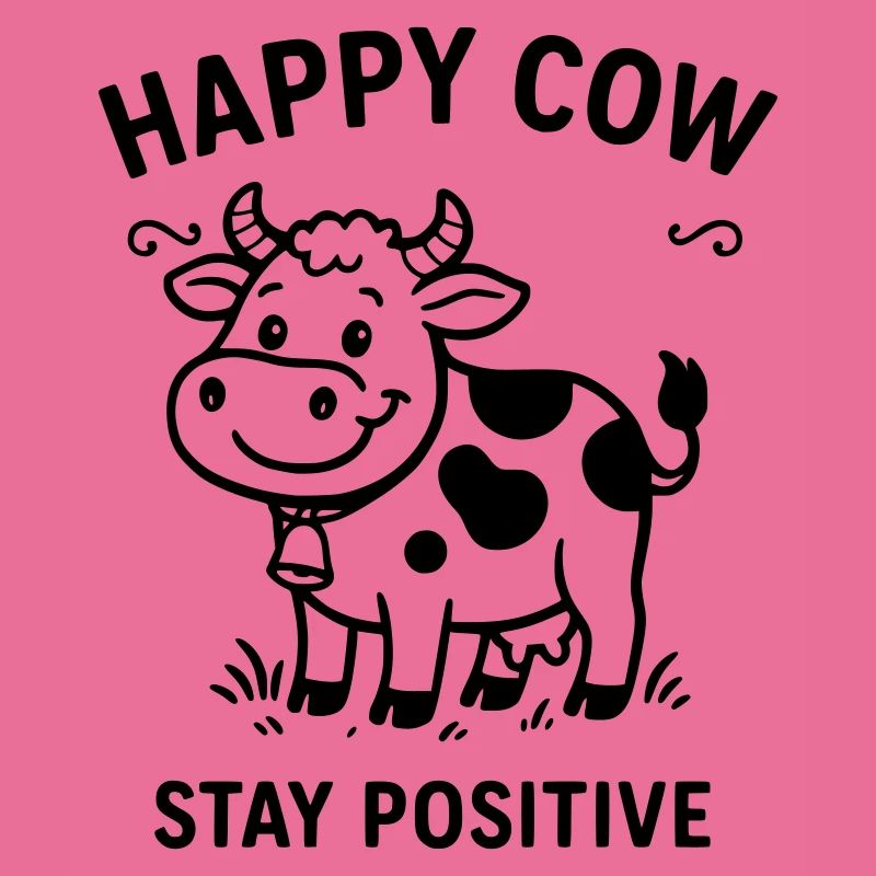 Vache heureuse
