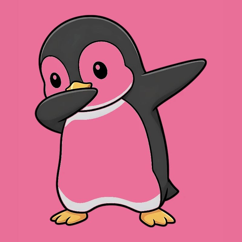 Dabbing Penguin